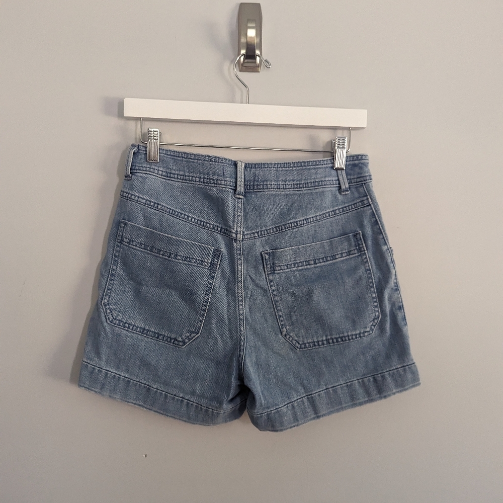 Women's Madewell High Rise Cuffed Denim Shorts 26 - Picture 3 of 8